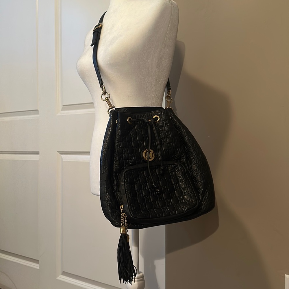 Metro City crossbody leather quilted